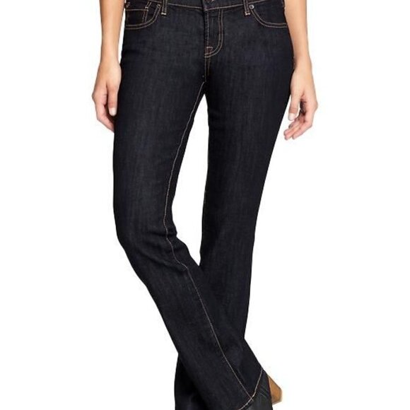 Old Navy The Flirt Skinny Regular Standard Dark Blue Denim Jeans Women’s Size 12 - Picture 1 of 9
